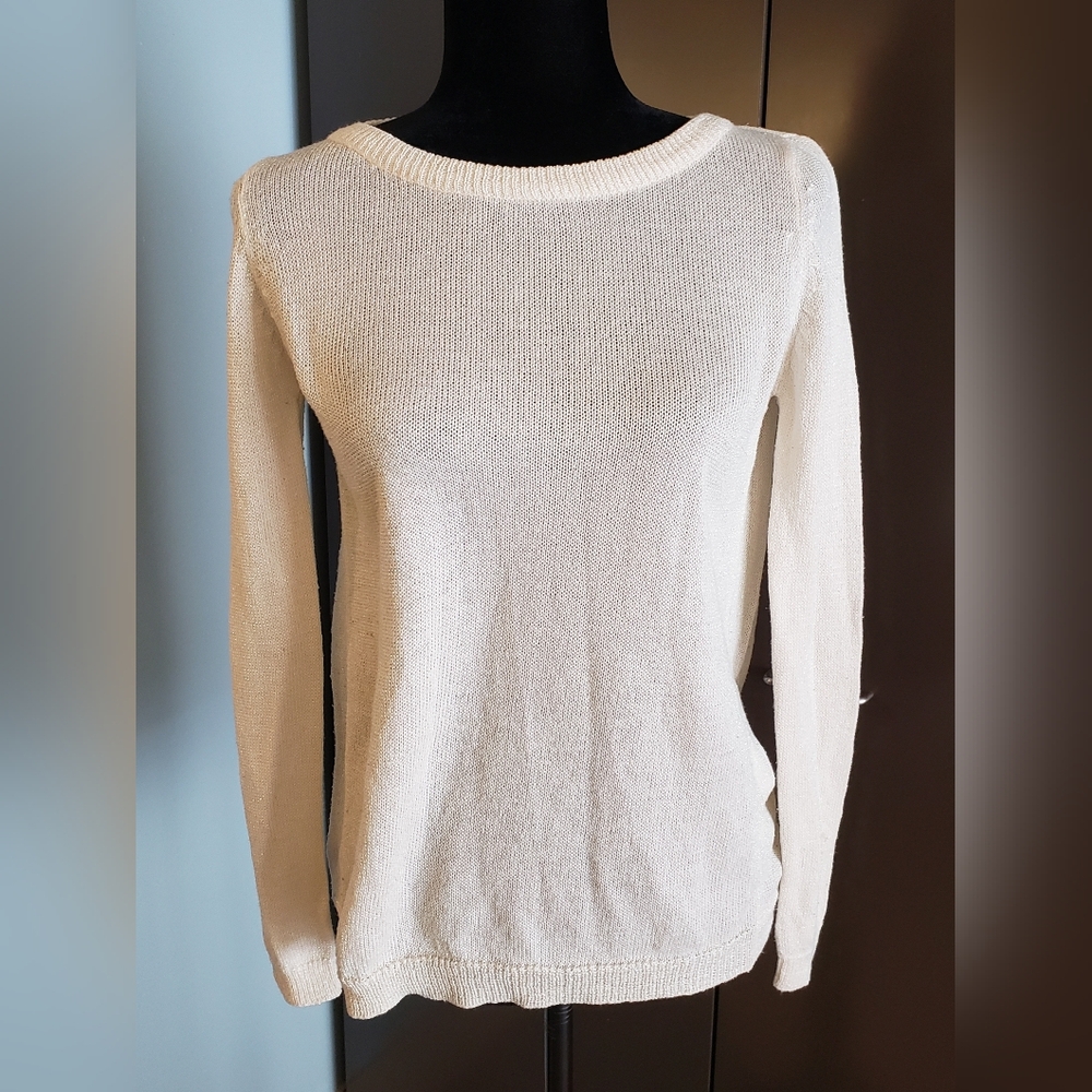 🔥 Vero Moda Maya Link LS Open Back Blouse - Size XS